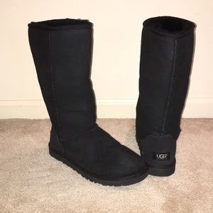 Black UGG Boots Size 8